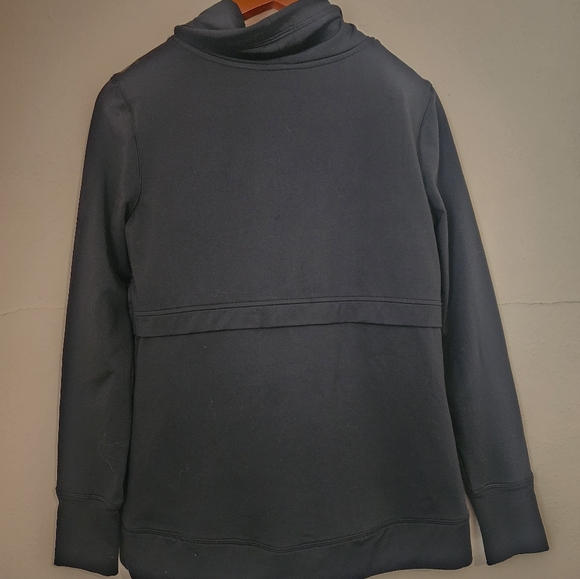 Black and Gold PINK Cowl Neck Sweatshirt - Picture 4 of 6